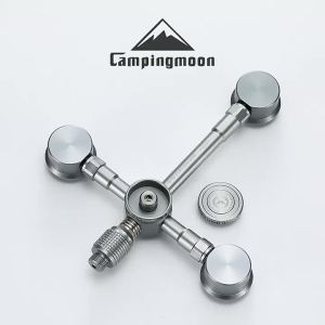 Campingmoon | CAMPINGMOON Z32 Spiral Fuel Storage Three Supply Two Flat Gas Adapter Outdoor Stove with Sealed Gas Accessories
