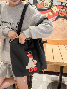 Korean Style Large Capacity Womens Tote Bag Commuter Single Shoulder Bag Adorable Korean Design Versatile Female Backpack