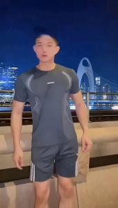 KAMB Set Baju Olahraga Pria Dewasa & 1-SET COD