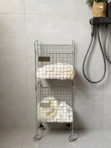 Stainless Bathroom Clothes Storage Basket