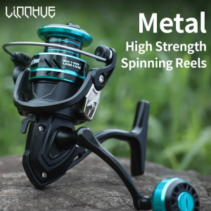 LINNHUE Fishing Reel HZ500-7000 Max Drag 10kg Metal Spool Grip Spinning Reel For Carp Reel Fishing Accessories Pesca Bass Fish