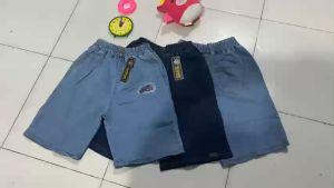 Quần Jean ngố nữ lưng thun ống suông _ quần short jean nữ sai 40kg_60kg