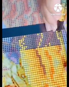 Tranh đính đá Cây tiền Tài lộc DD9838