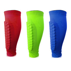 【New Arrival】1pc Honeycomb Outdoor Sport Leg Protective Gear Anti-collision Running Calf Guard Pads High-elastic Quick-drying Men Women for Mountaineering Cycling