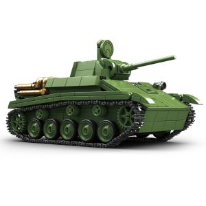 Bộ Đồ Chơi Lắp Ráp Mô Hình Xe Tăng Hạng Nhẹ T-70 Khối Kỹ Thuật Cơ Khí MOC Gạch Số Lượng Lớn Dòng Cổ Điển Quà Tặng Sinh Nhật Dành Cho Lứa Tuổi Từ 14 Trở Lên