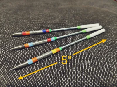 Original Indonesian Tiksay Fishing Dart 3pcs set 5 inches