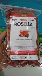 Teh Seduh Bunga Rosella Merah / Rosela Merah 100gr / Teh Herbal Rebus Rosela Merah Kering Organik Premium Quality GRADE A+ Kualitas Terbaik Rosella  Ungu