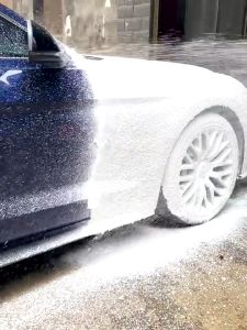 Bình xịt bọt tuyết 1L cao cấp lắp máy rửa xe mini máy rửa xe gia đình máy rửa xe áp lực cao máy rửa xe dây đai Curoa