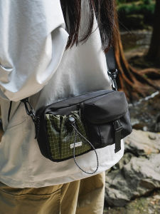 Casual Easiest for Match Crossbody Bag Nylon Waterproof Trendy Brand Chest Bag Men Sports Contrast Color Shoulder Bag Personalized Mobile Phone Bag Women