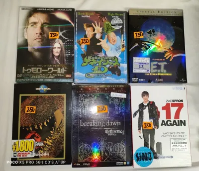 Original DVD Movies & Concert (Sealed)
