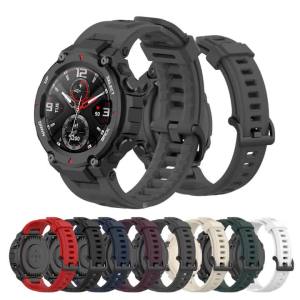 Silicone Strap Wrist Strap For Huami Amazfit T-Rex Pro Wristband Sport Watch Band For Xiaomi Amazfit T-Rex Replacement Bracelet
