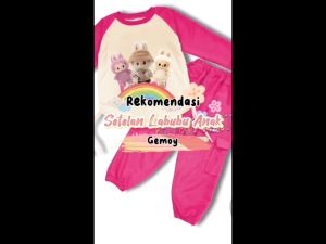 Setelan Baju Viral Labubu Anak Perempuan 3-10 Tahun/Setelan Baju Anak