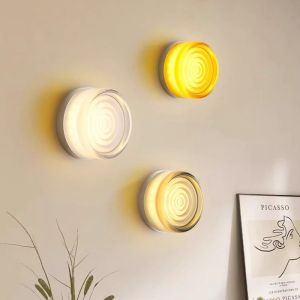 Nordic Simple Acrylic Wall Light Bedroom Bed Wall Light Atmosphere Light Corridor Balcony ceiling Light Waterproof Wall Light