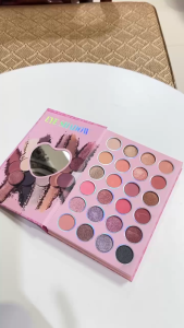 ส่งด่วน กทม สีอายแชโดว์แผ่นชิมเมอร์เนื้อแมตต์ชิมเมอร์เลื่อมหนังสือจานแต่งหน้าเวทีแต่งหน้า เป็นสมุด พบพาง่าย