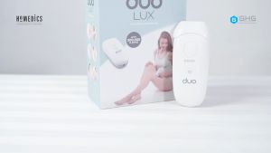 Máy Triệt Lông Mini Bằng Tia Laser  HoMedics Beauty Duo Lux IPL-HH390-GB Thế Hệ Mới Nhất Máy Triệt Lông Toàn Thân Máy Triệt Lông Mặt Nách Chân Vùng Bikini Vùng Kín Nhập Đức Bảo Hành 12 Tháng