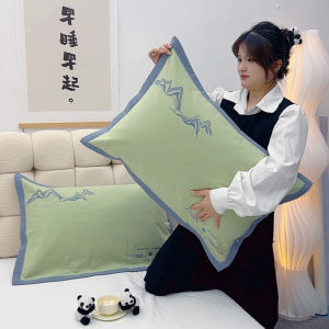 Pure Cotton Flannel Zippered Pillowcase Thickened Breathable Sweat Absorbent Single Person Adult Large Size Pillowcase