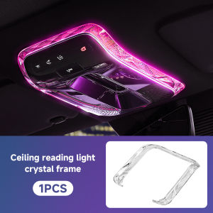 For Mercedes Benz C GLC E Class W206 X254 W214 AMG GT EQE EQS Car Crystal Reading Light Trim Decorative Frame Cover Accessories