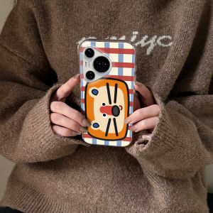 TUZHEER | Shockproof Phone Case with Check Pattern and Lion Head