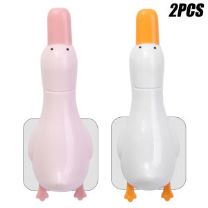 Bathroom Cleaning Hair Clip Wall-mounted Cute Duck Remover Stabilizing Clip Household Cleaner Accessory