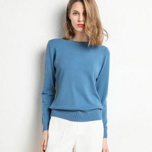 Spring and Autumn round Neck Bottoming Sweater Female round Neck Base Sweater