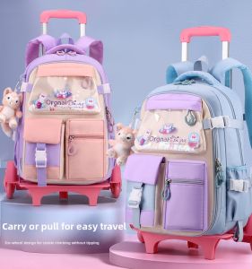 Waterproof Rolling Backpack with Wheels Large Capacity
