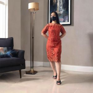 Dress Tulle Bordir Premium Mewah Dan Gaun Pesta Kekinian Dress Cantik Wanita Elegant Zahwa Zh