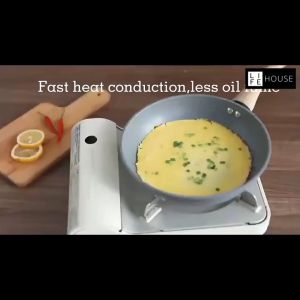 [High Quality] Japanese Rice Stone Non Stick Pan Ceramic Frying Pan Non Stick Kuali Non Stick Cooking Wok Pan 日式麦饭石不粘锅