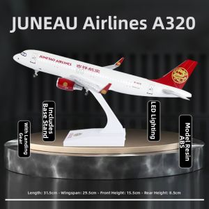 JIZHICHEN | Simulation Wheels Lights Aircraft Model