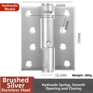 Automatic Door Closer Hinge Stainless Steel