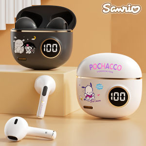 Sanrio Hello Kitty TWS Earbuds S190 Kuromi Bluetooth 5.4 Earphones Cinnamoroll Wireless Headset Sport Noise Reduction Game Headphone