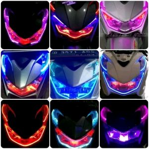 lampu alis motor beat sepasang 30cm kiri dan kanan