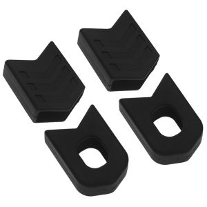 2 in 1 MTB RB Protective Sleeve Bicycle Crank Protector Basikal Crank Rubber Silicone Gel Black Colour