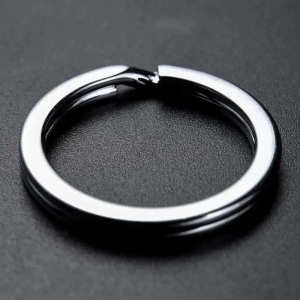 Stainless Steel Key Ring Keychain Key Holder with Chain Creative Gift Festival Supplies Ordered Individually Packaged