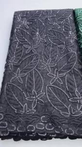 SJD LACE 5Yards Mesh Milk Silk Lace Fabrics 2025 High Quality African Nigerian French Tulle Net Lace for Women Party Dress 4465