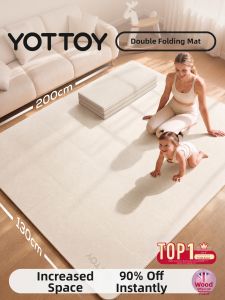 YOTTOY | Dual Use Foldable Anti-slip Shock Absorption Quiet Thickened Large Yoga Mat