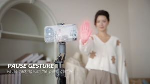 AI Face Tracking TT07 All-in-one Auto Pop-up Camera Smart Lens Gesture Control 360-degree Adjustable Selfi bergerak sendiri tripod bergerak sendiri