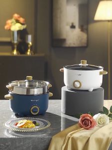 【Warranty】Multi Cooker Electric Cooker 电煮锅 Hot Pot Multifunction Cooker Electric Pot Electric Frying Pan Periuk Nasi Elektrik Periuk