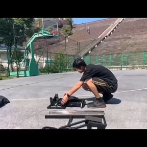 Mesin Alat Feeding Basketball / Sport Basketball Return System / Manual Type Jaje Equipment