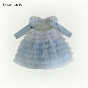 Domikids Mermaid Princess Birthday Girls Dress Puffy Skirt Childrens Flower Girl Cake Skirt Cotton Polyester Blend Summer Dress