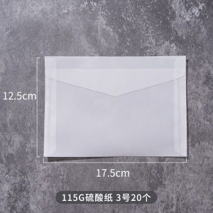 Semi-Transparent Sulphate Paper Envelope Bag Card Packaging Spring Festival Scrapbooking Material Paper Bag Envelope Bag