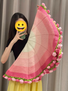 NUANYANGYANG | Hand-Knitting DIY Flower Pattern Blanket