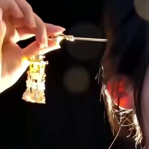 YADORNOS Pin Rambut Retro Klasik Motif Pagoda dengan Hiasan Mutiara