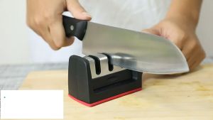 Alloy 4-Stage Knife Sharpener Multifunctional Manual Kitchen Knife Sharpening Tool For all Knives