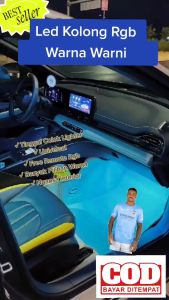 Lampu LED Kolong Dashboard Mobil RGB Multi Colour + Remote Universal Nyala Terang Colok Lighter MSV