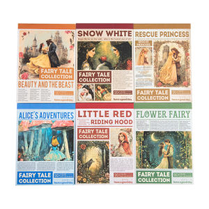1pack/2pack Fairy Tale Collection Series 20sheets/pack Dual texture weekly planner base paper