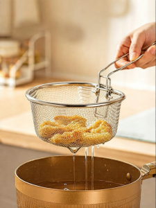 MODERN SWEETHOME | Frying Cooking Draining Blanching Strainer