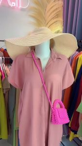 DRESS KOREAN STYLE / TIARA KOREAN DRESS TOP V NECK KRINGKEL