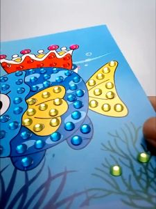 Cartoon handmade 3D decorative stickers Girl cartoon character stickers