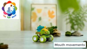 Xe địa hình trượt quán tính Khủng Long bắn tên lửa bằng nhựa nguyên sinh an toàn chạy rất xa và khỏe cho bé