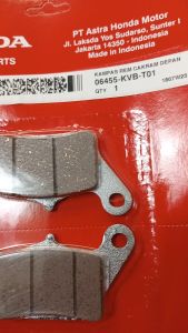Kanvas Rem Depan Cakram & Padset Brake Beat untuk Scoopy & Vario